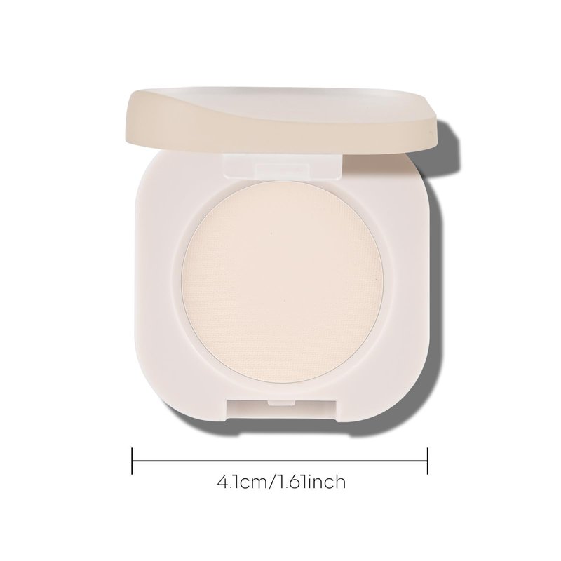 KYDA 2 Colors Single Matte Eyeshadow, Off White Vanilla + Nude Beige Brown, Ultra-fine Lightweight Powder, Daily Matte Pressed Eyeshadow, Moonlight & Milk Tea