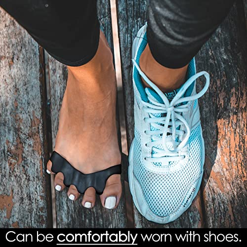 VYCE PrimalStep Toe Separators, Spreaders, Spacers, Straightener to Correct Toes for Men and Women, Bunion Corrector, Plantar Fasciitis and Athletic Mobility, S/M