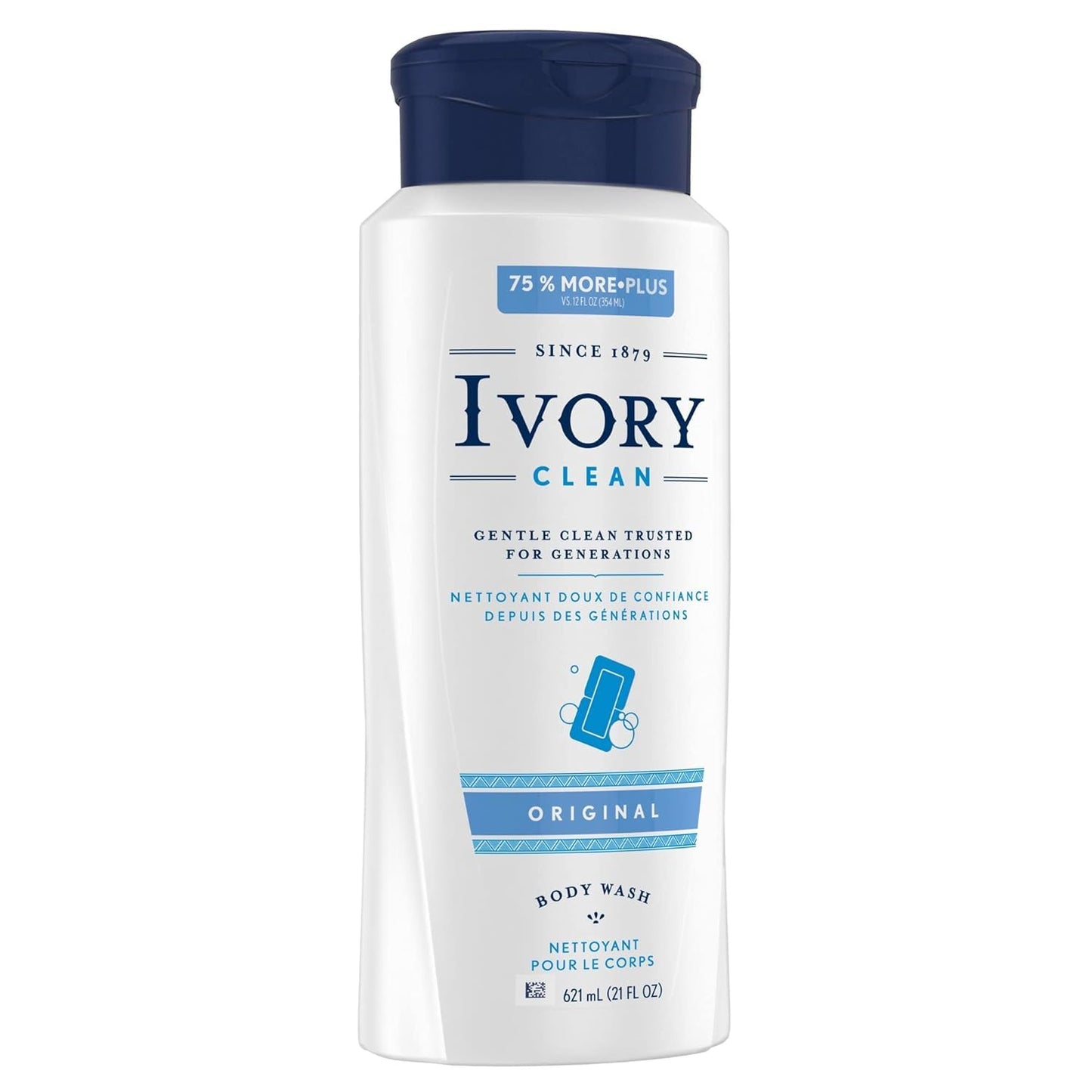 Ivory Original Body Wash, 21 oz (Pack of 3)