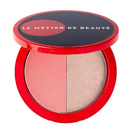 M?TIER Blush Highlighter Duo for a Radiant Glow, Magnetic Compact