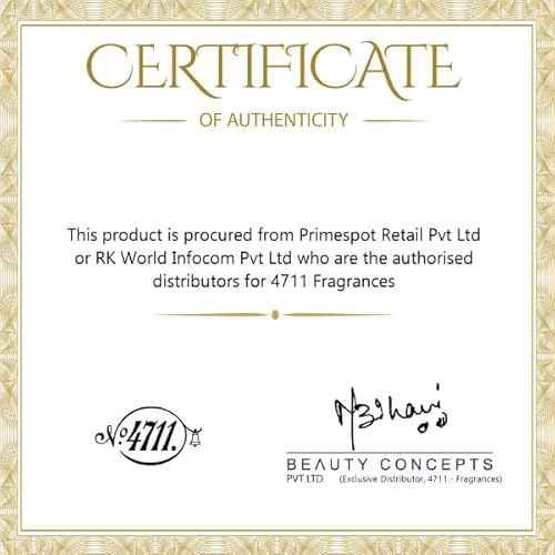 4711 Eau De Cologne for Unisex, 3.4 Ounce