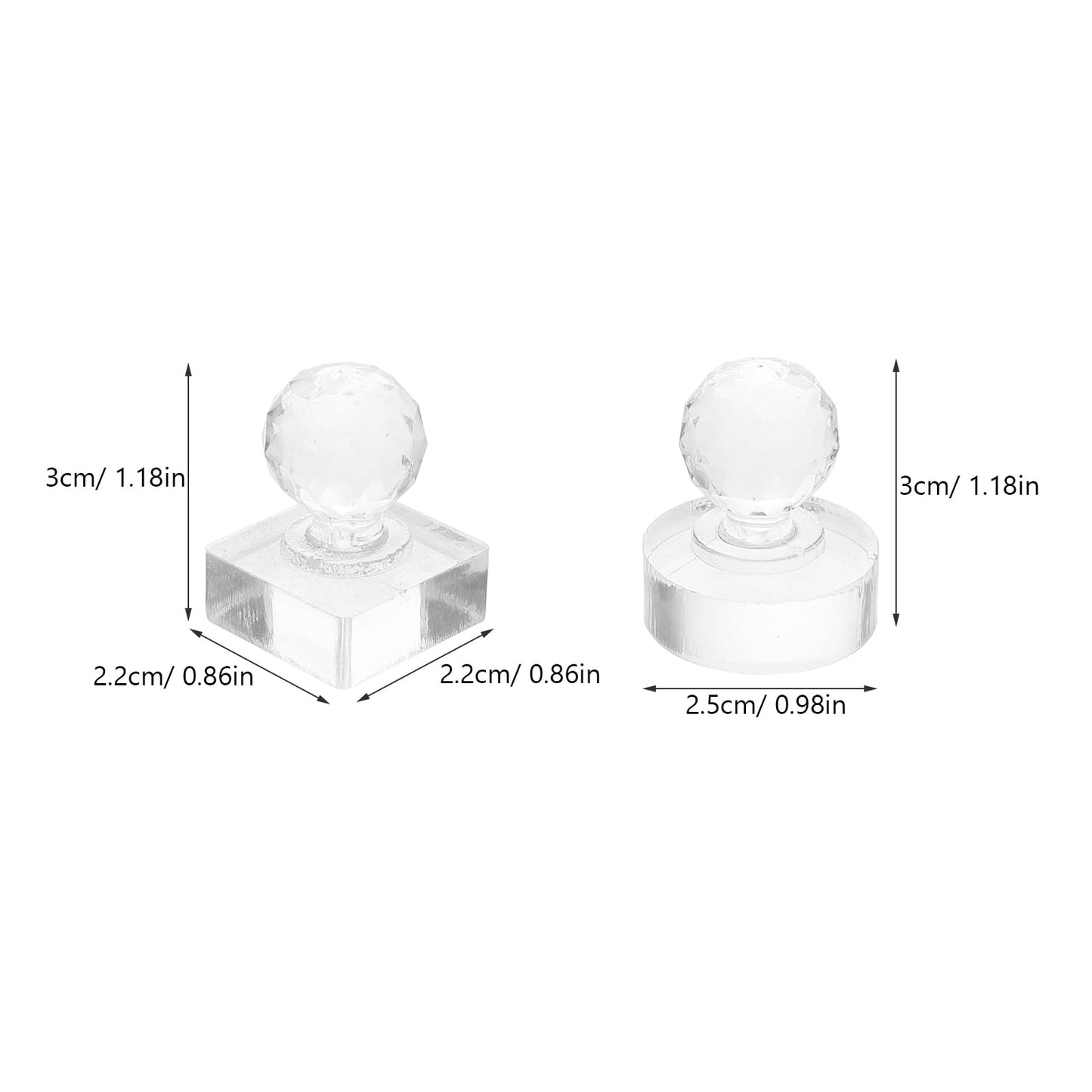 minkissy 2pcs Eyeshadow Pressing Tool Eyeshadow Stamper Blusher Pressing Stamp Eye Shadow Stamper Pressed Stamper Eye Shadow Palette Repairing Tool Highlighter Repair Tool