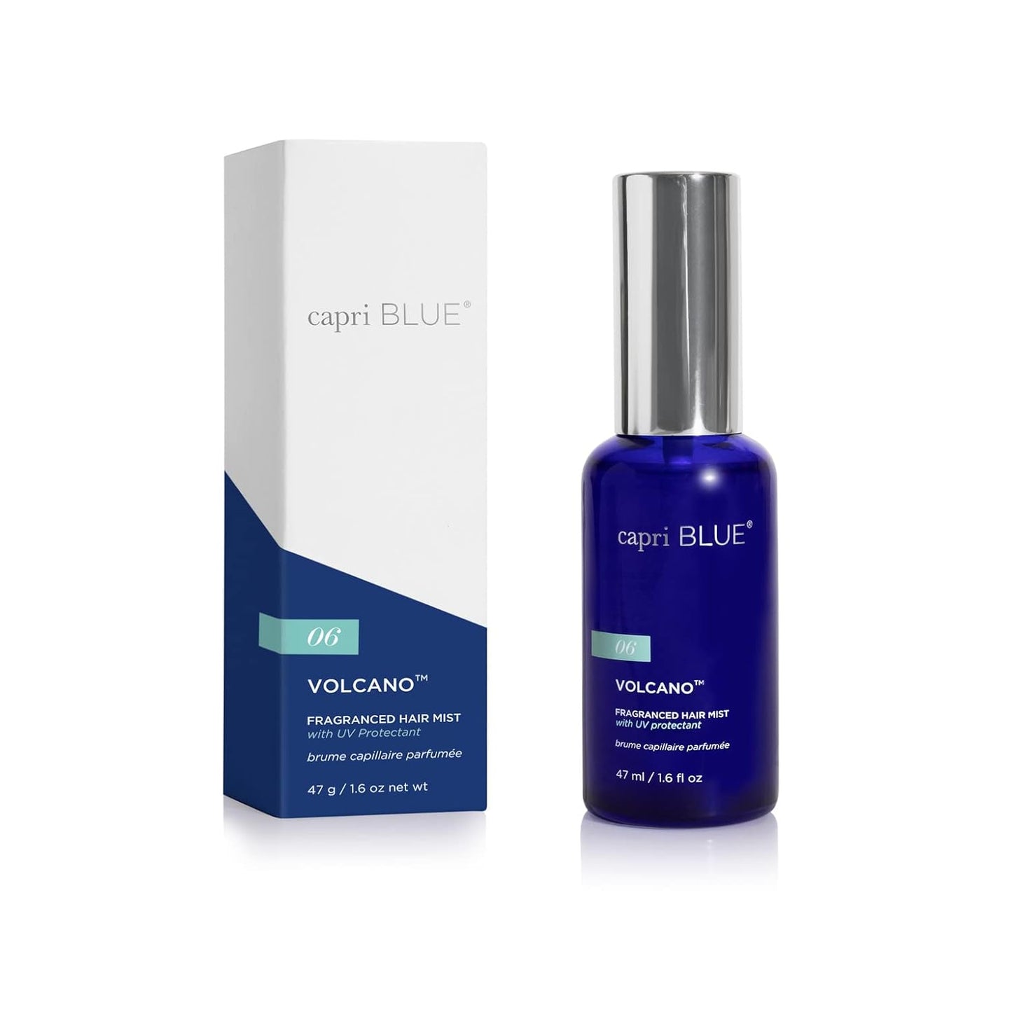 Capri Blue Volcano Hair Mist - Fragranced Shine Spray with Green Tea & Rice Bran Oil | 1.6 fl oz