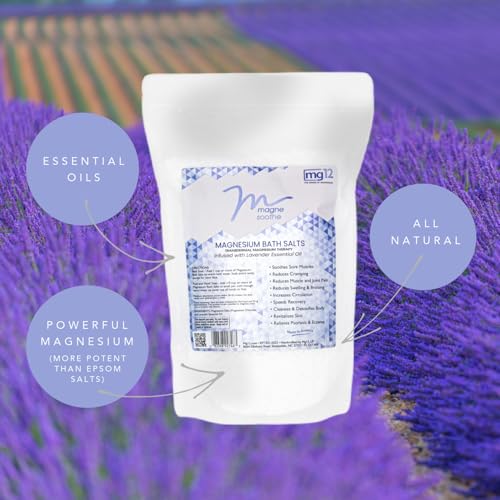 5.5lb MagneSoothe Lavender Magnesium Bath Salt