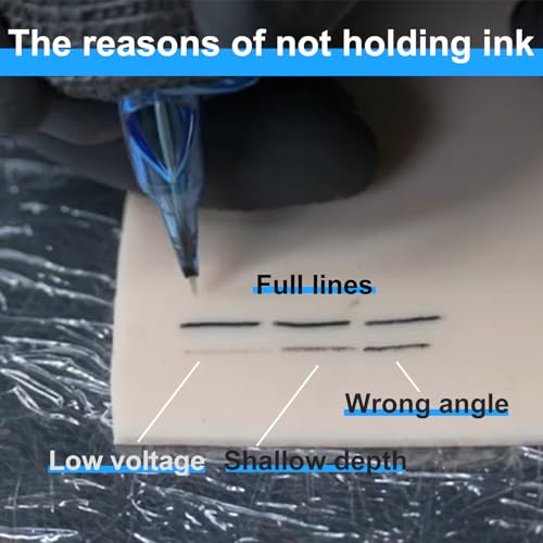 Silicone 3MM Tattoo Fake Skin 10Pcs 7.4X5.6" 3MM Tattoo Practice Skin Thick Soft Silicone Fake Skin for Beginer and Artists