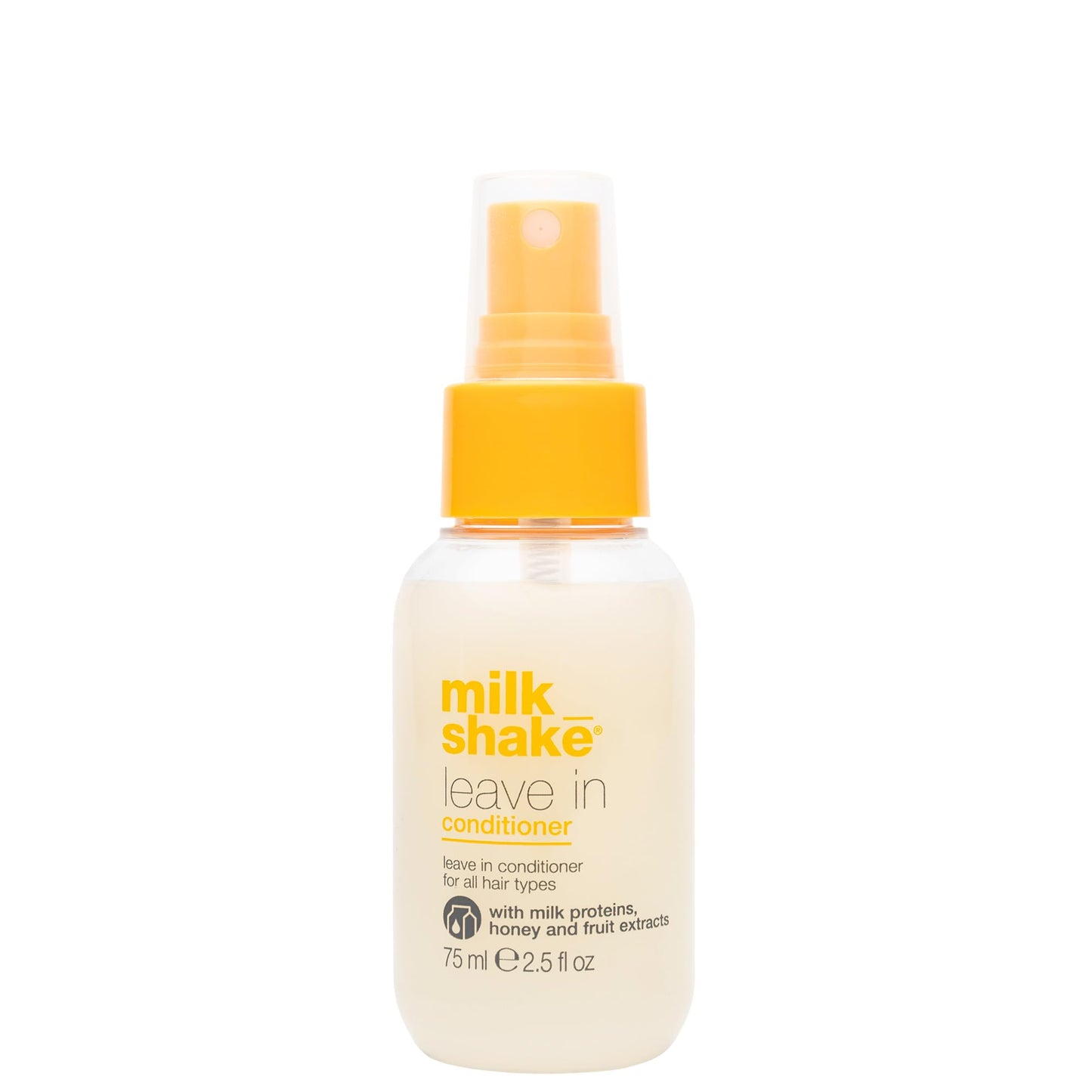 milk_shake leave-in conditioner for all hair types | softens, detangles & adds shine with milk proteins & honey | 2.5 Fl Oz
