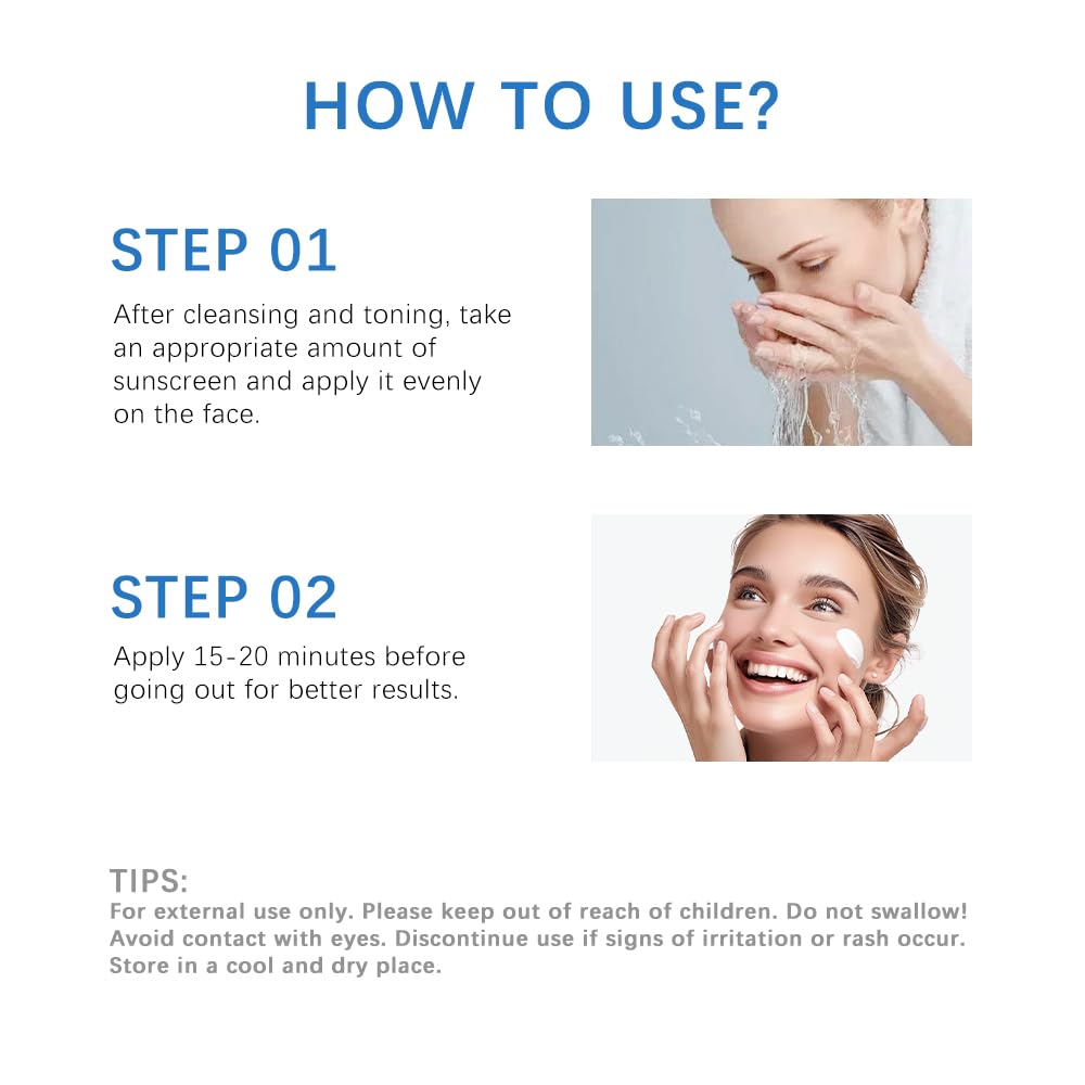 BAISEN DIARY Centella Sunscreen SPF 50 PA++++, Hyalu Cica Water-Fit Sun Serum, Lightweight Sunscreen with Centella Asiatica, Hydrating & Non-Greasy Sun Protection for Sensitive Skin