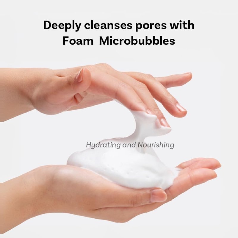 APOTHE Pore Deep Clean pH Balancing Foam Cleanser 4.05 fl oz (120ml) Deep Cleansing, Hydrating & Exfoliating with Olive Oil, Avocado, and Natural Microbubbles korea skincare