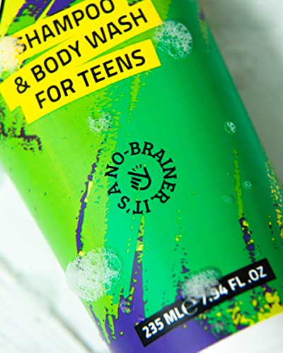 808 Dude Shampoo and Body Wash for Teens, Boys, and Men | Pure Natural & Organic Ingredients | Clear Body Odor and Skin Breakouts with Essential Oils, 8 fl oz.