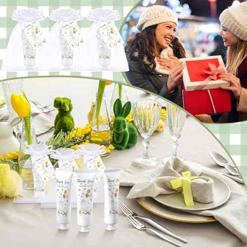 Demissle 50 Sets One Silly Goose Baby Shower Birthday Party Favors Travel Size Hand Cream Appreciation Hand Lotion with Cards and Bags Silly Goose Bulk Gifts for Guests Baby Shower Birthday(Green)