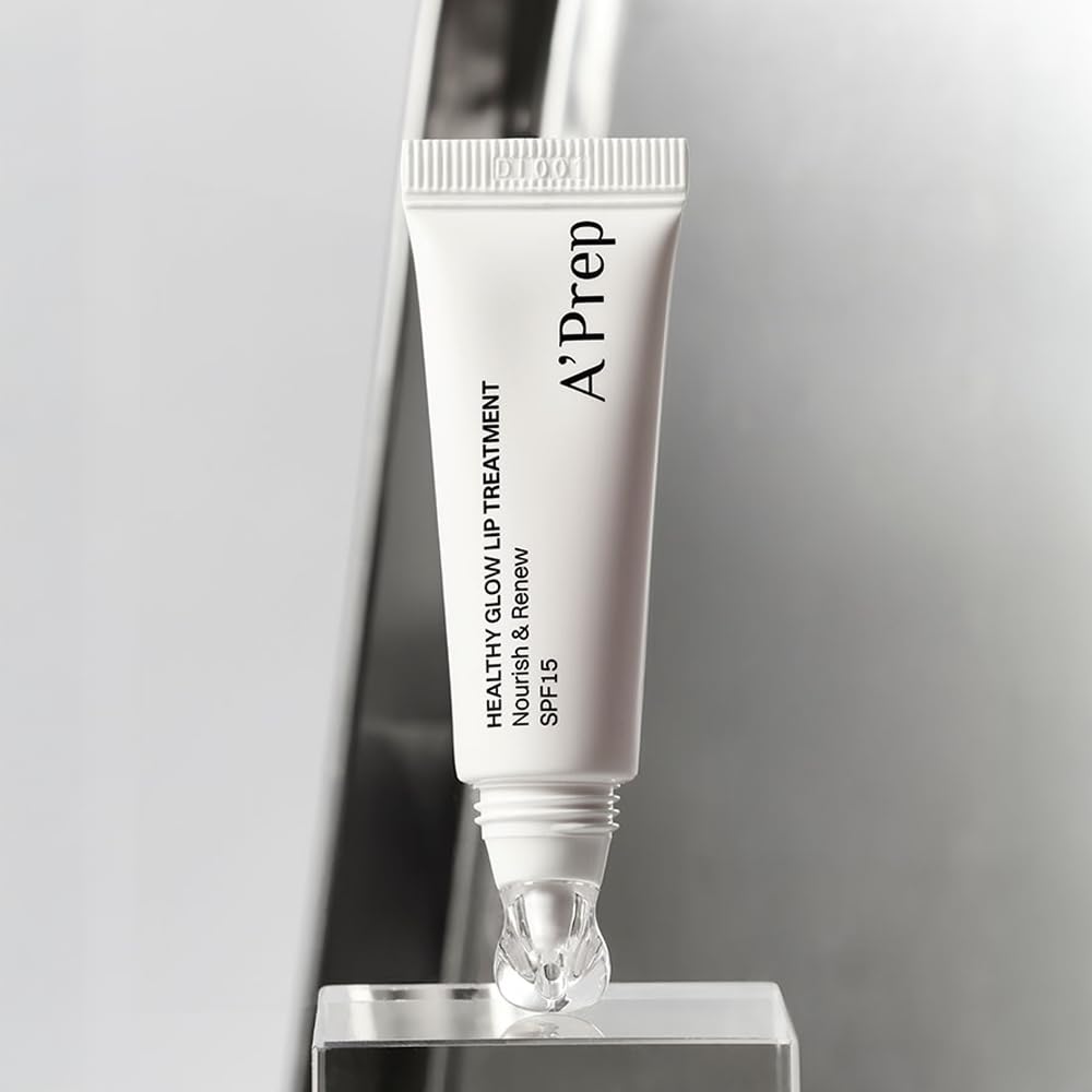 A'Prep Healthy Glow Lip Treatment – Lightweight Moisturizer SPF 15, Non-Sticky Lip Balm for Hydrating & Nourishing Care, Korean Skincare, 10ml 0.34fl. oz.