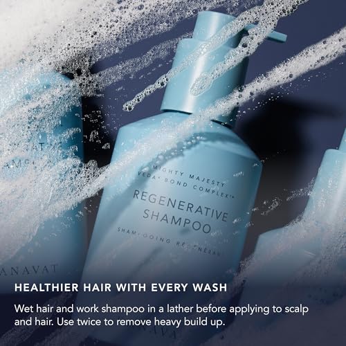 RANAVAT Regenerative Veda©ù Bond Complex Hair Shampoo - Clarifying Shampoo for Scalp Health, Hair Volume & Increased Density - Clinically Tested & Vegan Hair Care (8 oz)