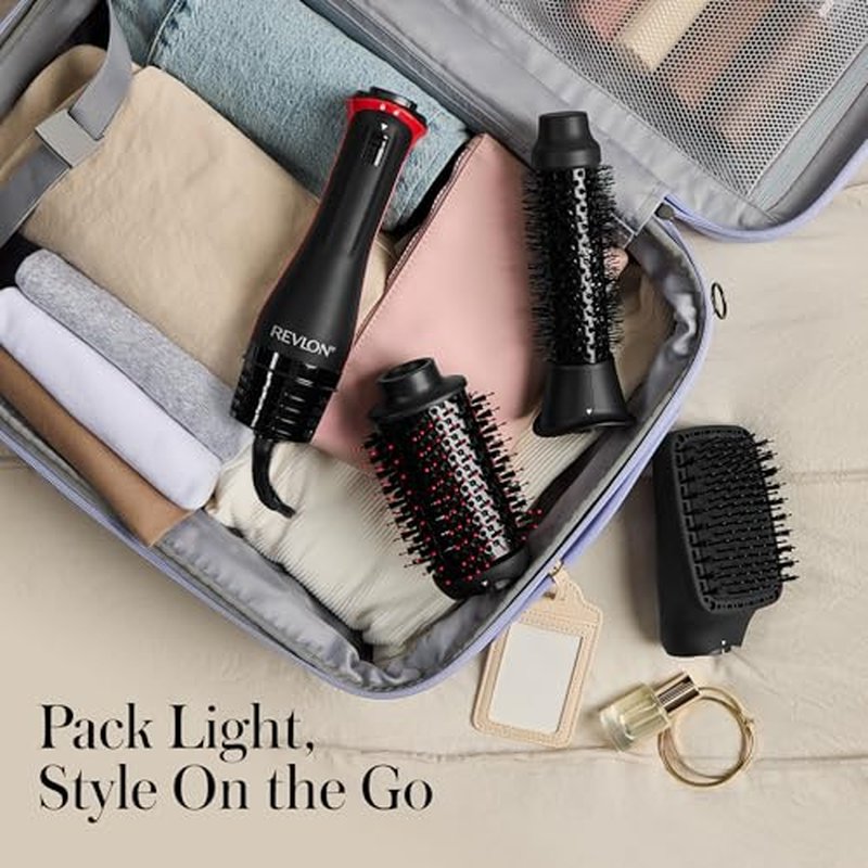 REVLON 3-in-1 Multi-Styler - Dry, Curl, Smooth, Shape and Volumize in One-Step - Blow Dryer Brush, Heated Styler and Hair Straightening Brush in One, Gorgeous Salon Blowouts Without The High Price