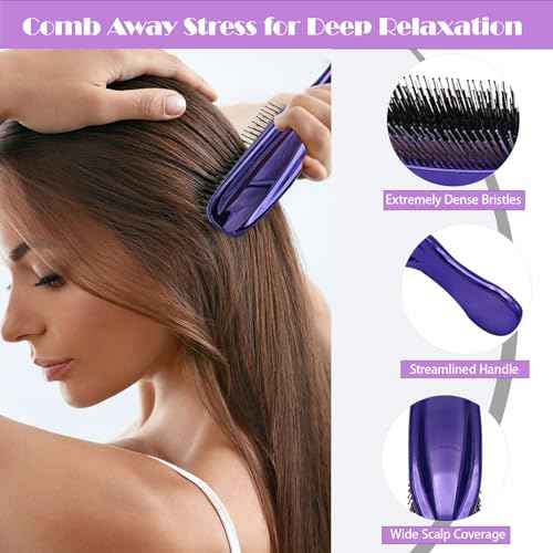 Self Care Gifts for Women, Birthday Gift Set Thinking of You Package Stress Relieve Relaxing Care Get Well Soon Gift Ideas for Her Friends Mom Wife Bestie Gift Basket (Violet)