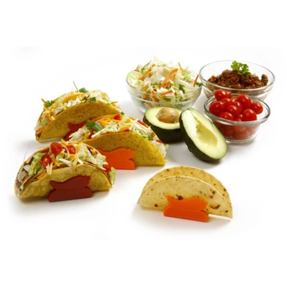 Norpro Taco Holders, Multicolored, Set of 4