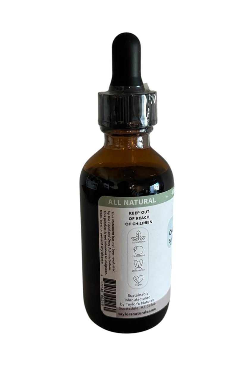 Natural Baby Teething Tincture | Organic Calming Drops for Gums - Vegan Glass Bottle (2-Pack)