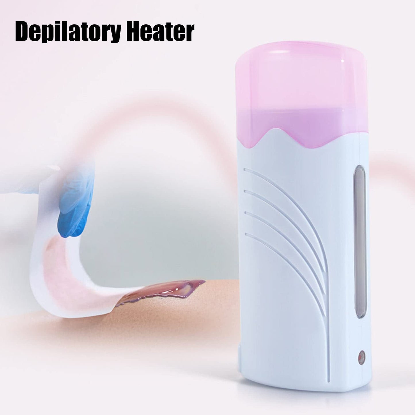Saluaqui Double Depilatory Heater, Wax Warmer Machine, Portable Wax Warmer Machine for Leg Armpit with Heater Base