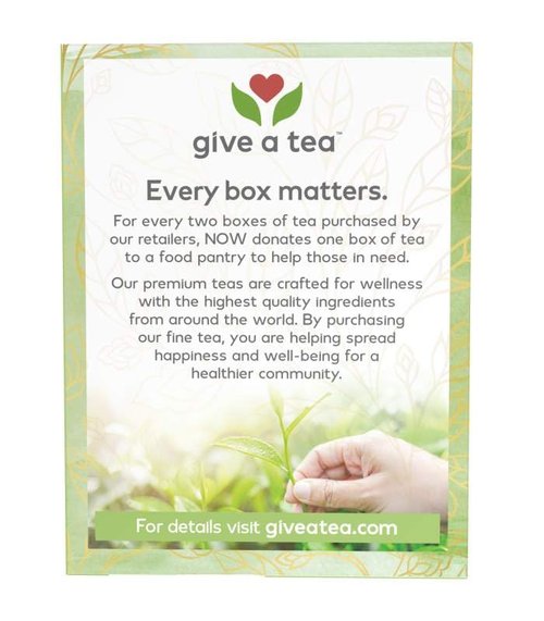 NOW Foods, Certified Organic Green Tranquility™ Tea, Decaf Green with Lemon Myrtle, Non-GMO, Premium Unbleached Tea Bags with No-Staples Design, 24-Count