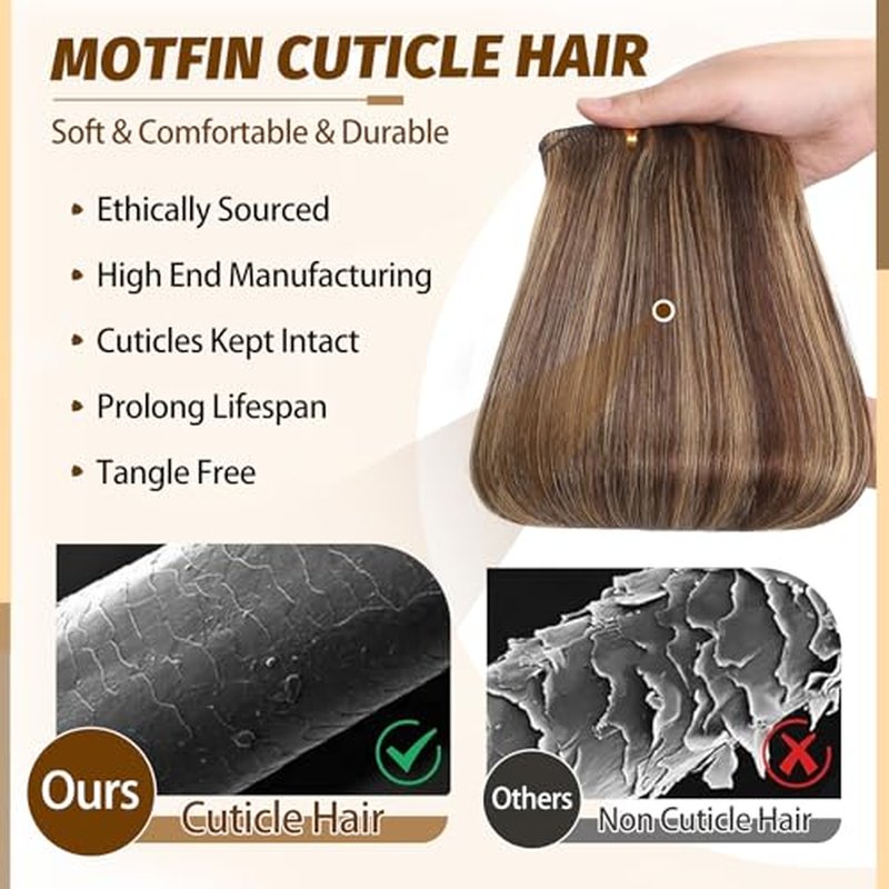 Clip in Hair Extensions Real Human Hair, 22 inch 110g, Balayage Invisible Remy Human hair Clip in Extensions for Women Seamless Straight 8Pcs Double Weft Chocolate Brown to Caramel Blonde