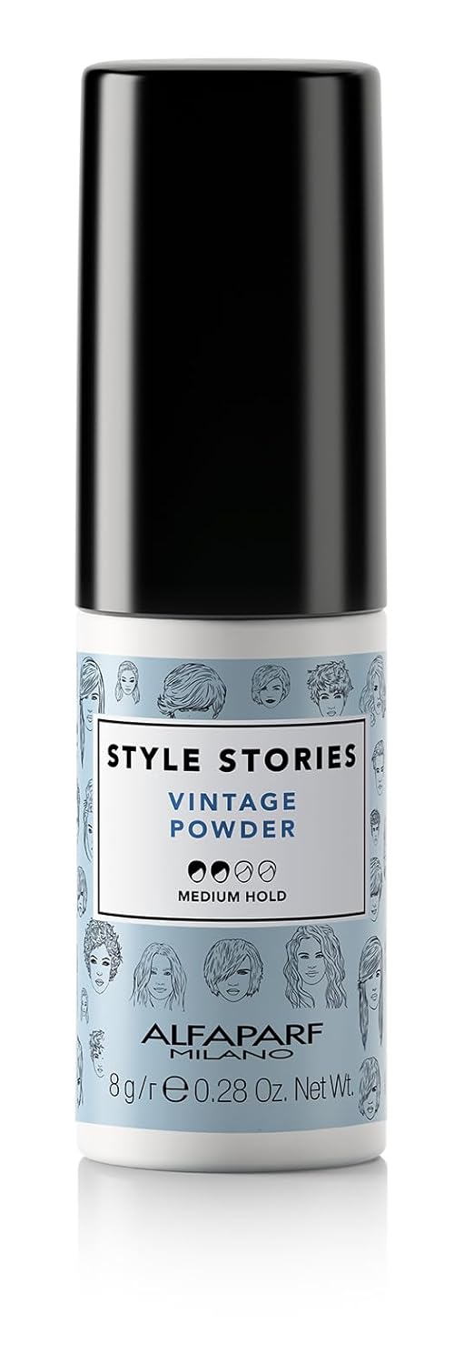 Alfaparf Milano Vintage Texturizing Powder - Medium Hold, Lightweight Volumizing - Matte Finish for Volume & Texture