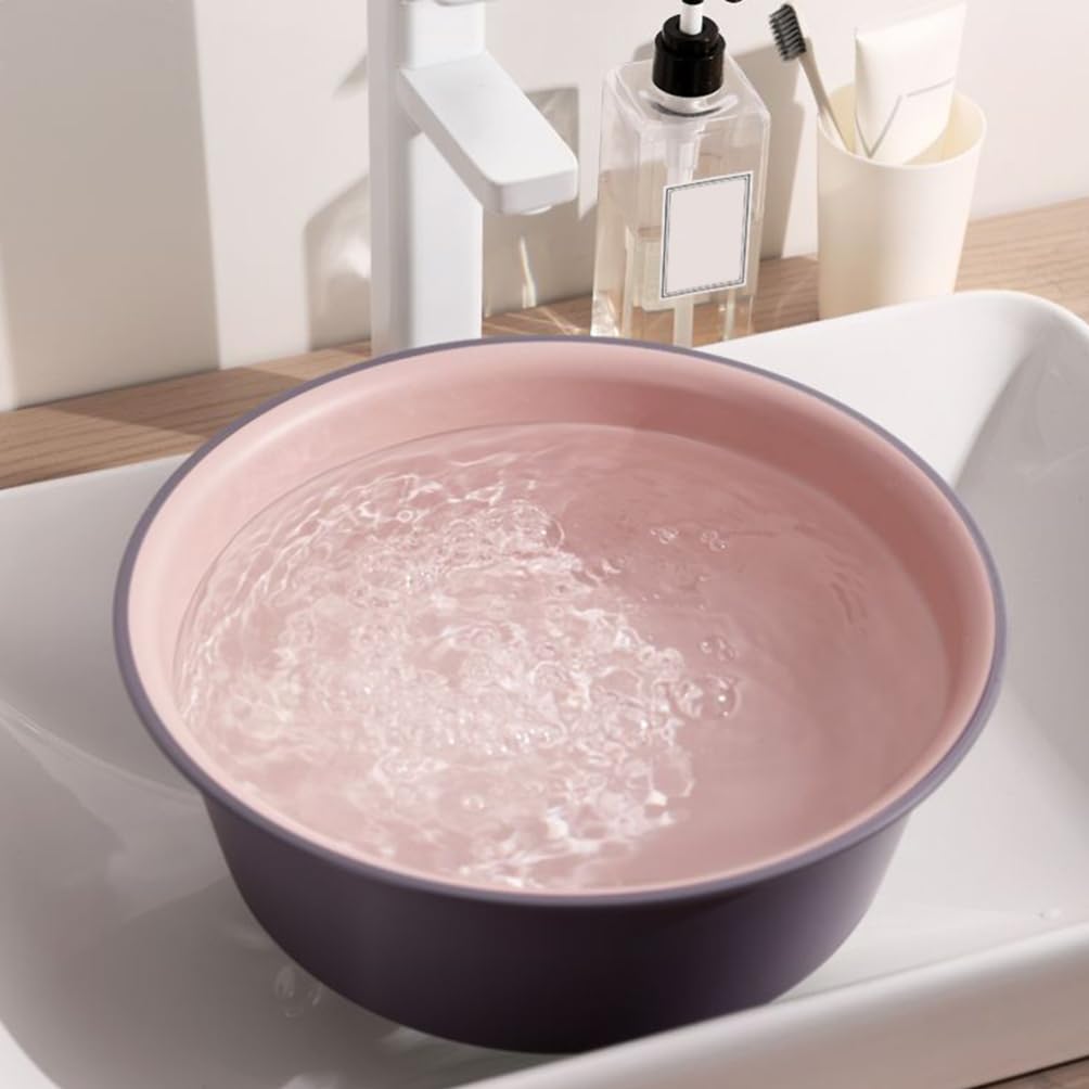 FOMIYES Large Foot Bath Basin for Soaking and Massage - Thickened Plastic Foot Soak Tub with Non-Slip Base for Home and Salon Use 5.12X13.39X5.12 Inches