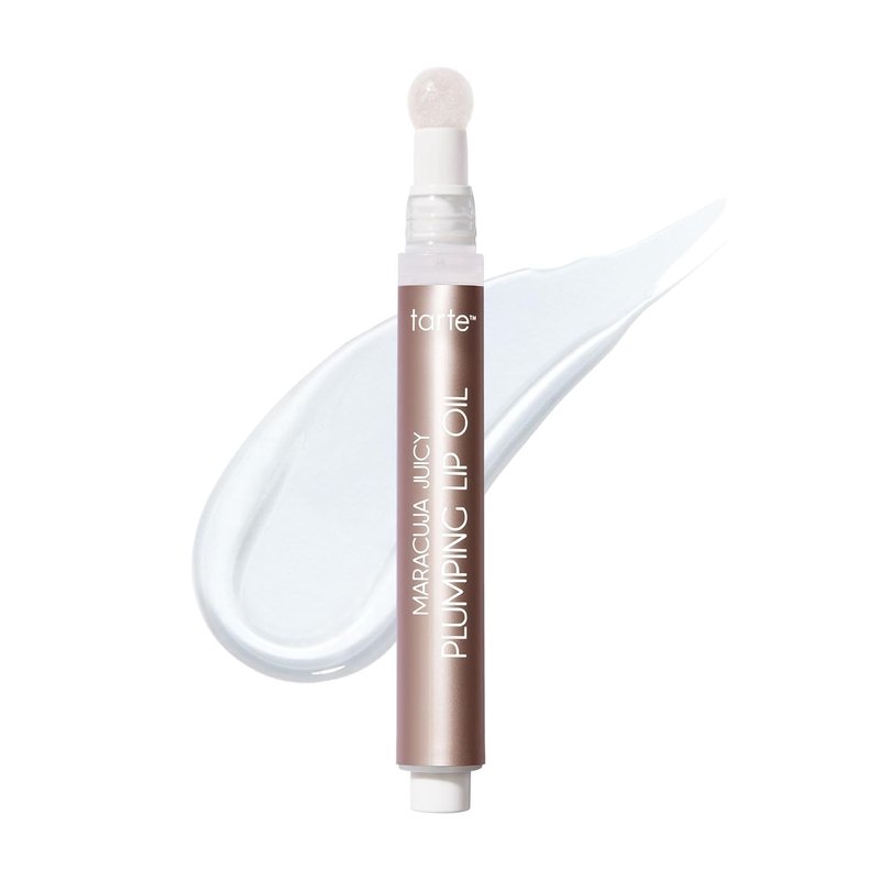 Tarte Maracuja Juicy Plumping Lip Oil - Hydrating Lip Plumper with Hyaluronic Acid & Vitamin E | Vegan & Cruelty-Free