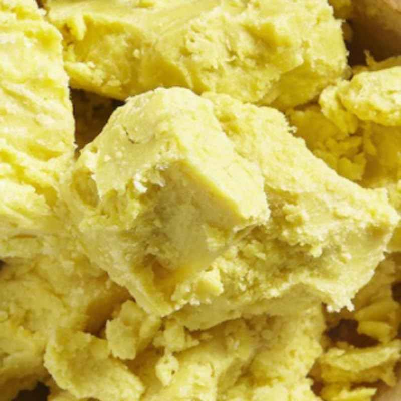 100% Raw Unrefined Organic Yellow Shea Butter, For All SkinTypes, Spread Easy to Moisturize Dry Skin, DIY Skincare like Body Butters and Hair Care (2 lbs)