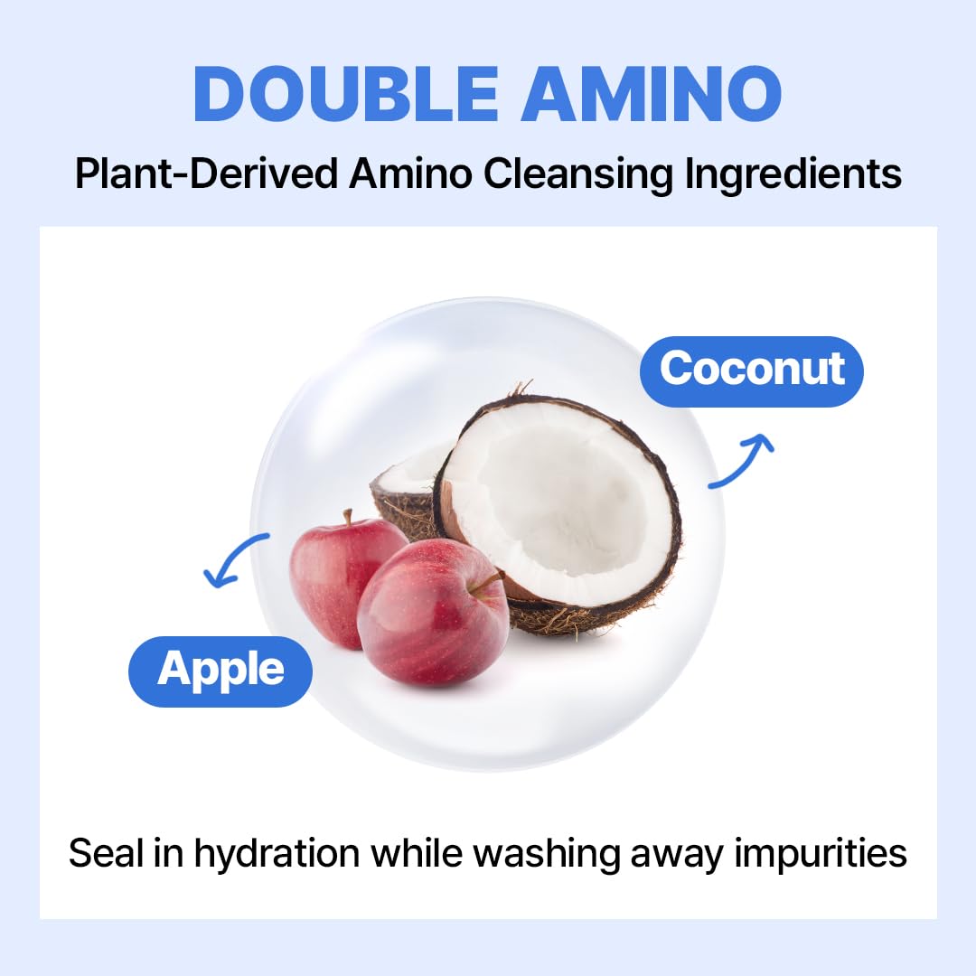 MAKE P:REM Safe Me. Amino Refresh Cleansing Foam, Korean Face Wash, Instant Deep Pore Cleansing, Gentle Exfoliation with BHA & LHA, Korean Skin Care, 5.07 fl.oz. (150mL)