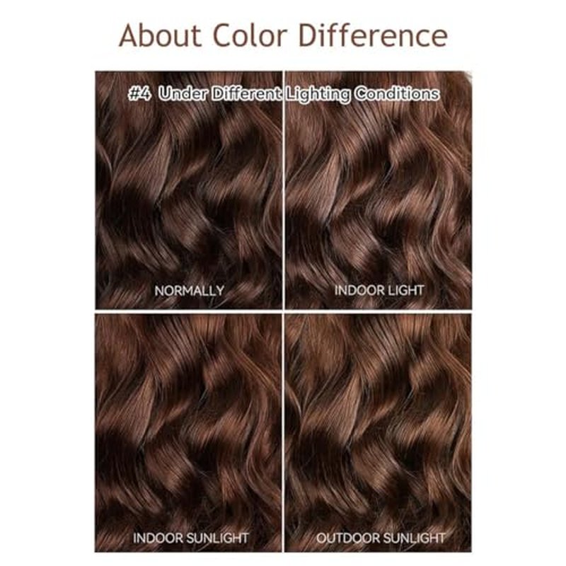 GOLFMAX 13x6 Lace Front Wigs Human Hair Pre Plucked Body Wave Chocolate Brown Lace Front Wig Human Hair 4# Brown Wig Body Wave Human Hair Wig 22 Inch