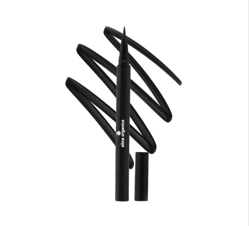 Natural Liquid Eyeliner - Long-Lasting Black Formula for All-Day Wear