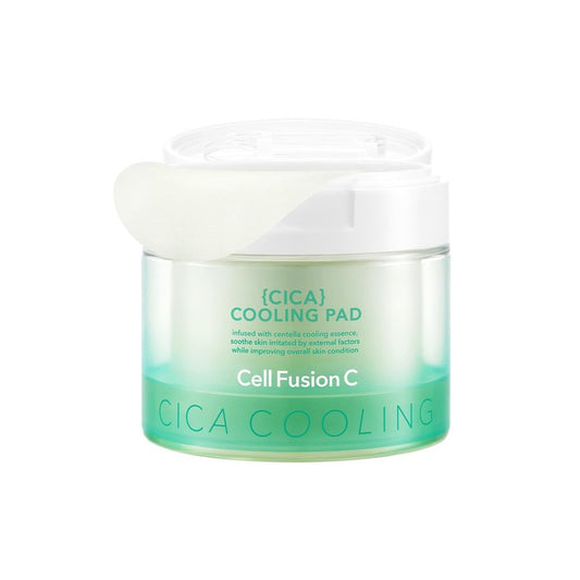 Cell Fusion C Post Alpha Cica Cooling Toner Pad - Redness Relieving & Cooling Korean Toner Pads | Centella Asiatica & Madecassoside | Hydrating, Soothing, Smoothing | 70 Pads / 6.08 fl.oz.