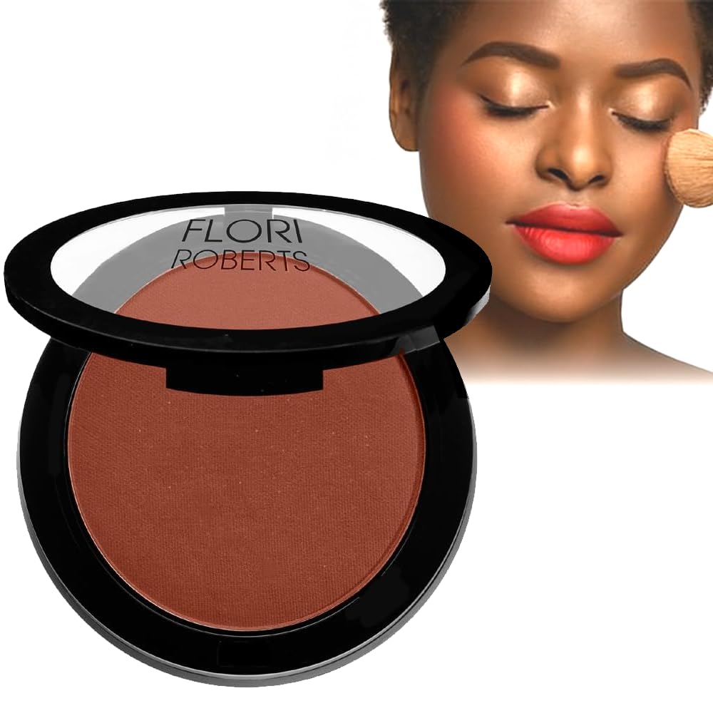 Flori Roberts Color Pro Blush - Pressed Powder for Buildable Coverage & Complexion Enhancement | Versatile Shades