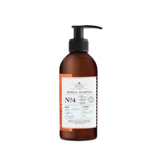 OTACI Lab No:4 Hair Strengthening & Thinning Hair Therapy Shampoo – Vegan, Sulfate-Free with Biotin, Caffeine, B5, Eucalyptus & Herbal Keratin (250 ml)