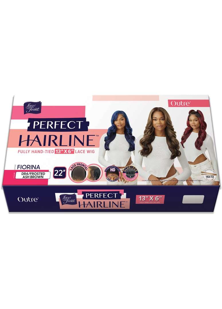 Outre Lace Front Wig - Perfect Hair Line 13X6 - Fiorina (OFF BLACK 1B)