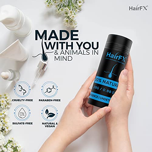 Hair Fibers for Thinning Hair (DARK BROWN) Undetectable & Natural - Giant 28g Bottle ? Hair Thickener + Instant Thicker Fuller Hair - Completely Conceals Hair Loss in 15 Seconds for Women & Men