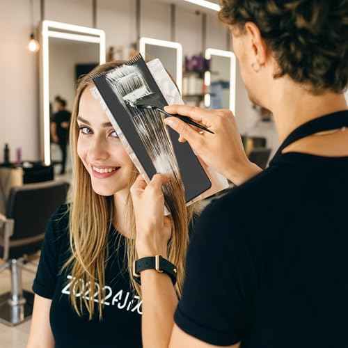 Balayage Board Highlighting Kit, Highlighting Board with Teeth, Lightweight Foiling Boards for Hair Dye Tools, Reusable Hair Dying Tools for Barber Salon Hairstylist Hairs Dying Tool