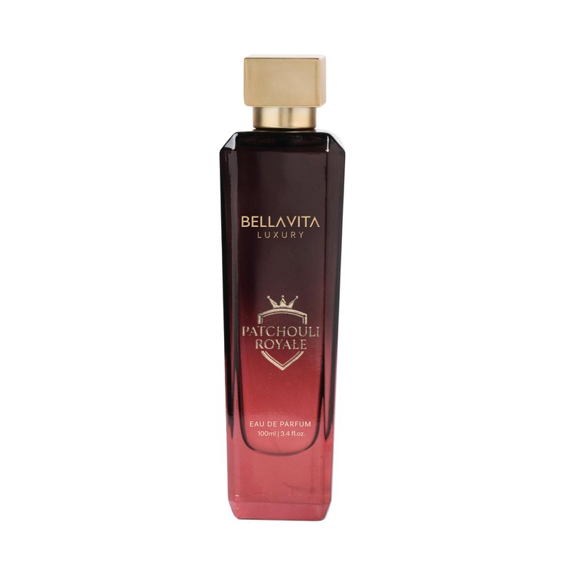 Bella Vita Luxury PATCHOULI ROYALE Men's Fragrance | EDP Perfume for Men | 100 ml pack | 3.4 Fl. Oz. | Sandalwood, Leather and Oriental notes | Gift for Men | Eau de Parfum