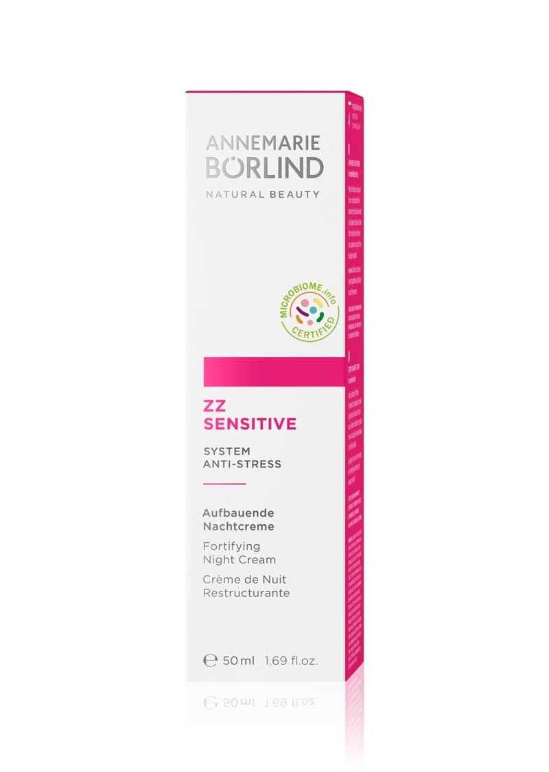 ANNEMARIE BÖRLIND – ZZ SENSITIVE Fortifying Night Cream – Natural Facial Moisturizer with Vitamin C + E and Golden Orchid Extract for Sensitive and Damaged Skin – Step 4 of 5-1.69 Oz.