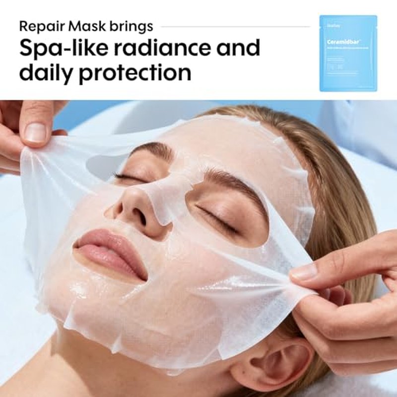 ZealSea Cicalix & Ceramidbar Face Masks Skincare Set, Derm Solution Sheet Mask for Multi-Trigger Sensitivity, Soothing & Calming, Strengthen & Restore Skin, Facial Mask with Cica & Ceramide, 16 Pack