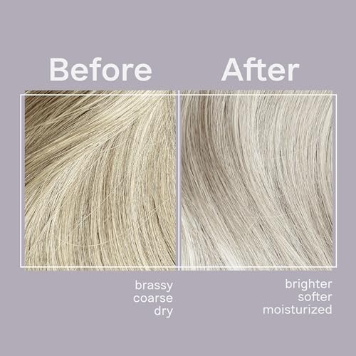 Jhirmack Silver Brightening Purple Shampoo and Conditioner Set for all types of silver, grey, and blonde hair