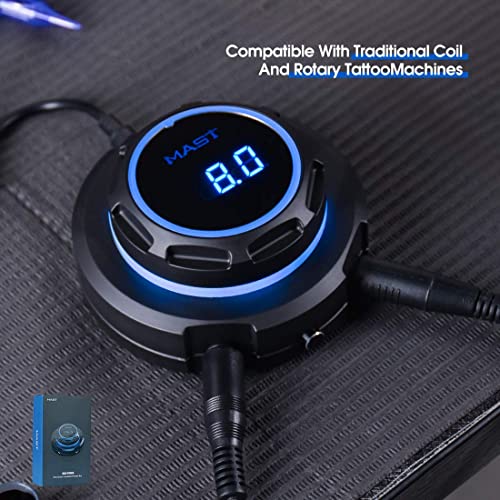 Mast Halo Tattoo Power Supply Box LCD Digital Display for Tattoo Machines