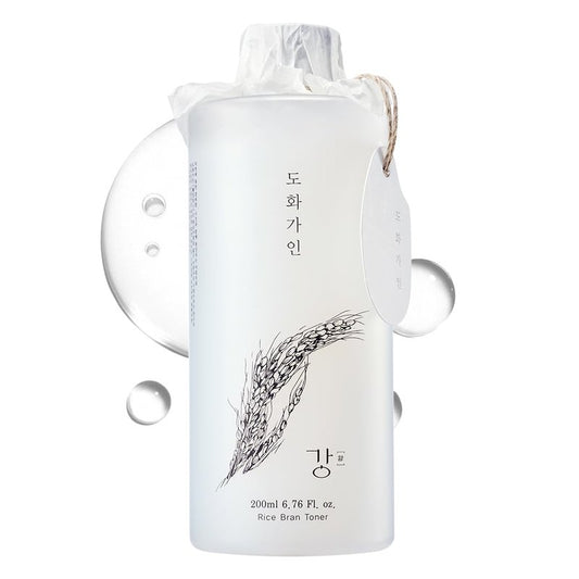 House of Dohwa Gentle Rice Bran Toner Korean for Face (Tone, Rejuvenate & Moisturize) - Hydrating Vegan with Hyaluronic Acid - Rice Bran Extract (6.76 Fl oz)