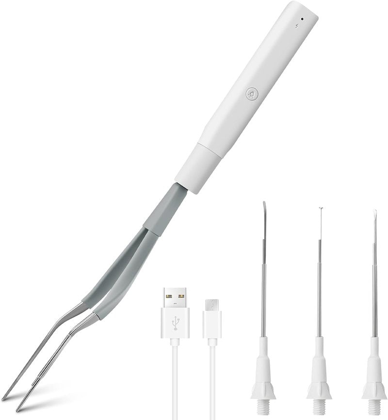 Earwax Removal Kit - Fiber Optic Illumination, 3 Brightness Levels | Easy to Clean & Store, Perfect for Adults & Kids