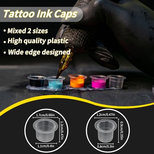 200pcs 2sizes Tattoo Machine Covers with 3pcs Tattoo Grip Wrap and 1pc Tattoo Pen Holder 200pcs 2 sizes Tattoo ink caps Tattoo Pen Covers Tattoo Grip Tape Tattoo Supplies Tattoo essentials