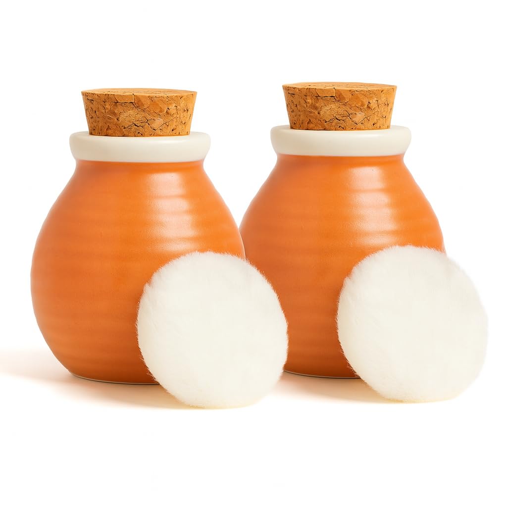 Original Bronzer - Long-Lasting Matte Finish with Applicator Puff | 2g, Set of 2