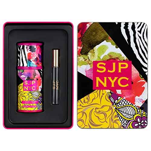 SJP NYC Gift Set For Women - Adventurous, Enticing Fragrance - Cocktail Of Floral, Fruity, And Musky Notes - Contains Perfume Spray And Mini Rollerball In Iconic, City-Inspired Scentl - 2 Pc