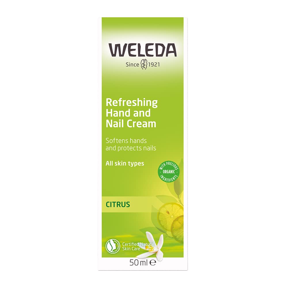 Weleda Citrus Hand Cream - Nourishing Moisturizer for Dry Skin | 50 ML