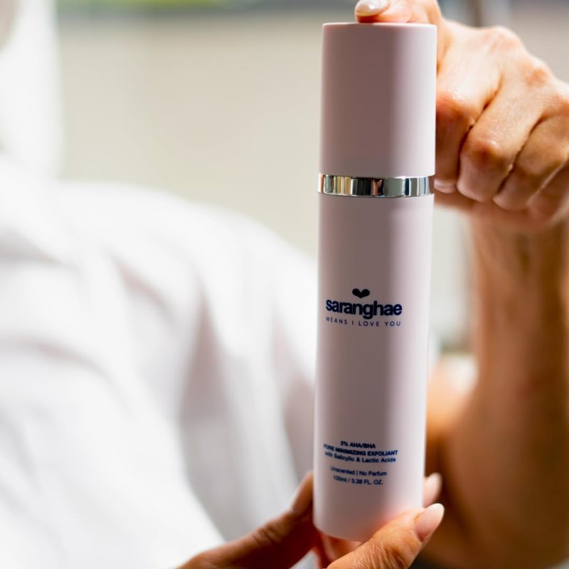 AHA BHA Pore Refining Exfoliant | 2% Salicylic & Lactic Acid Liquid Toner - Smooth, Clarify Skin, 4 fl oz