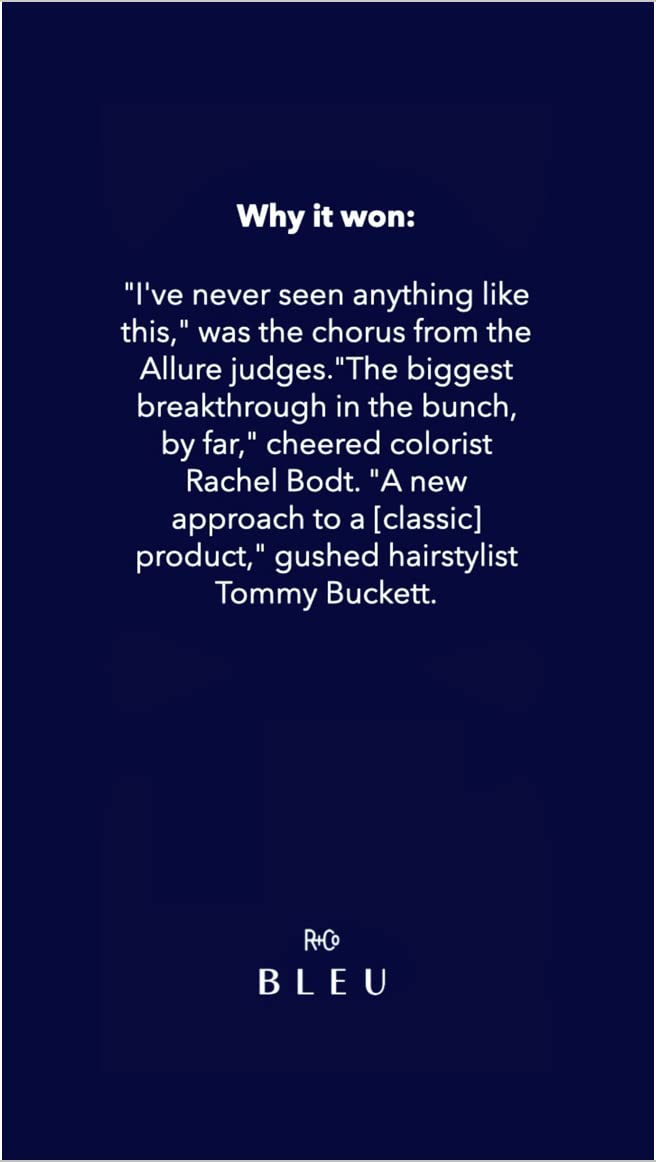 R+Co BLEU Vapor Lotion to Powder Dry Shampoo | Weightless Formula, Residue-Free + Touchable Dry Shampoo | Vegan, Sustainable + Cruelty-Free | 3 Oz