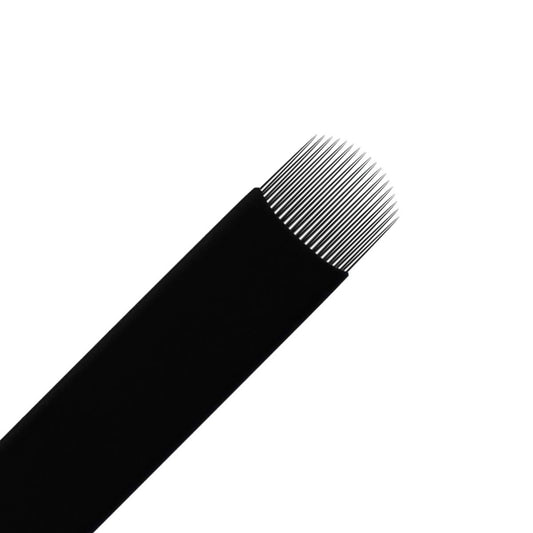 50pcs Microblading needles 18U NANO 0.16mm Blade Semi Permanent Makeup Eyebrow Tattoo Needles for Microblading Eyebrow Tattoo Manual Pen (18U-50pcs)